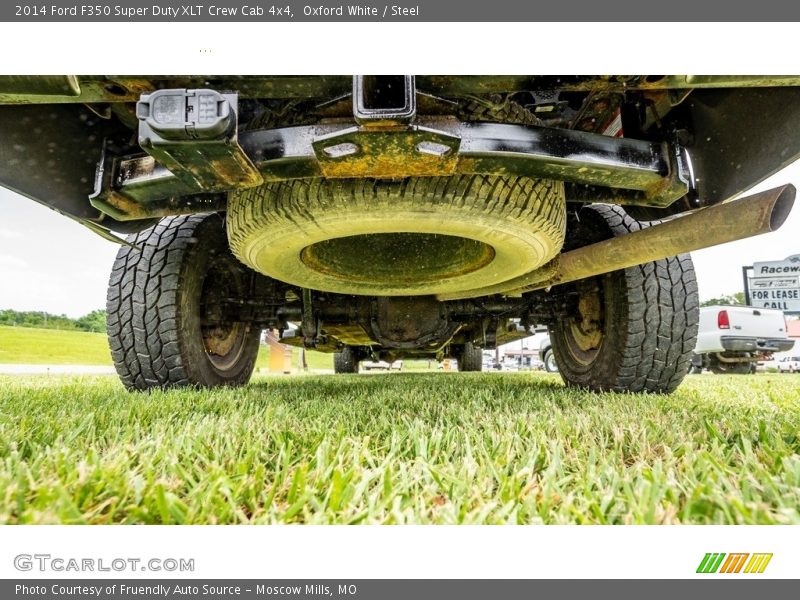 Oxford White / Steel 2014 Ford F350 Super Duty XLT Crew Cab 4x4