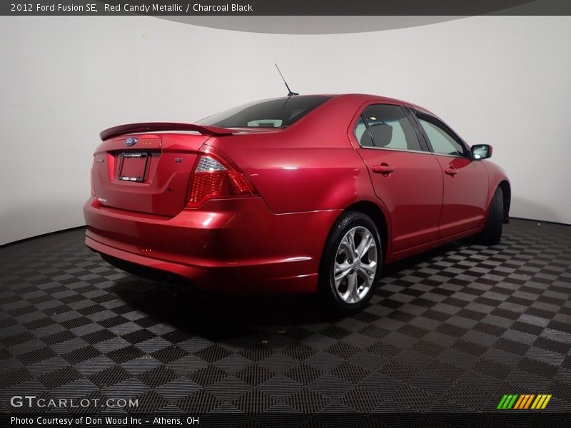 Red Candy Metallic / Charcoal Black 2012 Ford Fusion SE