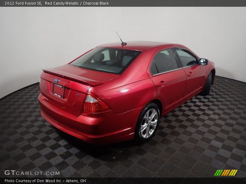 Red Candy Metallic / Charcoal Black 2012 Ford Fusion SE