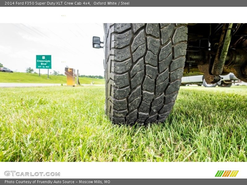 Oxford White / Steel 2014 Ford F350 Super Duty XLT Crew Cab 4x4
