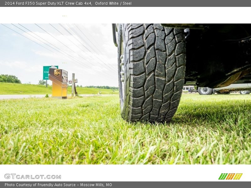 Oxford White / Steel 2014 Ford F350 Super Duty XLT Crew Cab 4x4