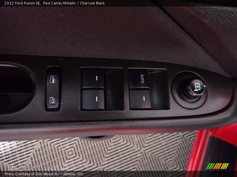 Red Candy Metallic / Charcoal Black 2012 Ford Fusion SE