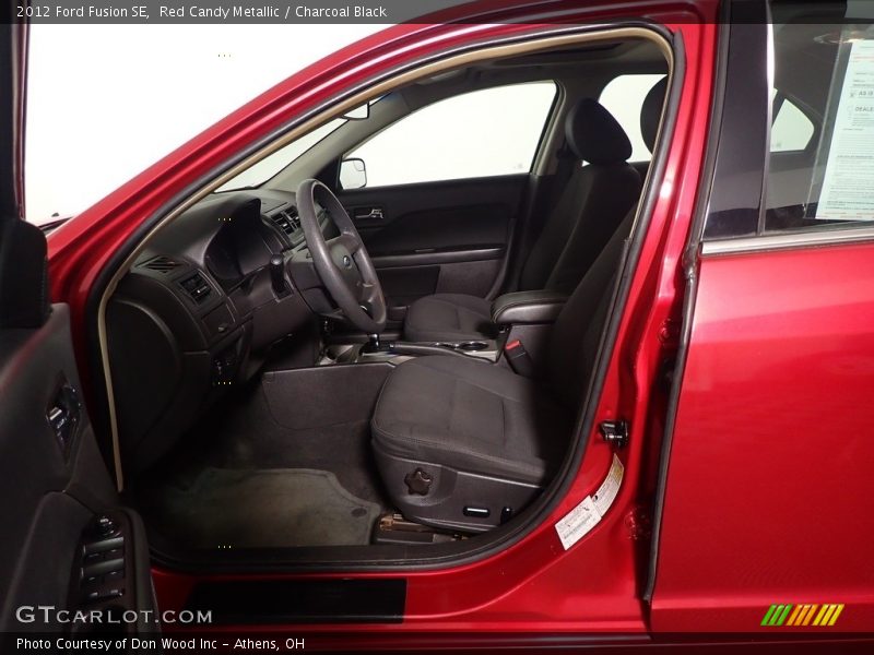 Red Candy Metallic / Charcoal Black 2012 Ford Fusion SE