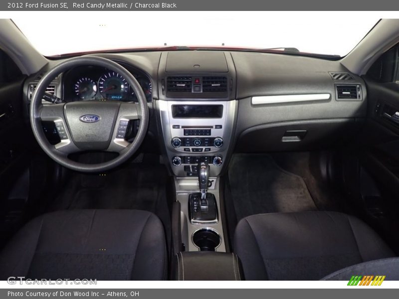 Red Candy Metallic / Charcoal Black 2012 Ford Fusion SE