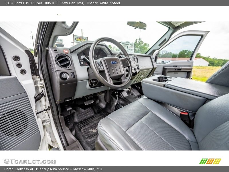  2014 F350 Super Duty XLT Crew Cab 4x4 Steel Interior