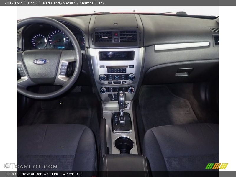Red Candy Metallic / Charcoal Black 2012 Ford Fusion SE