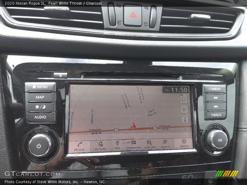 Pearl White Tricoat / Charcoal 2020 Nissan Rogue SL