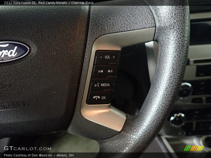 Red Candy Metallic / Charcoal Black 2012 Ford Fusion SE