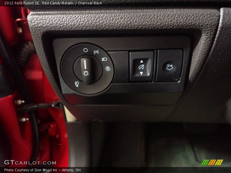 Red Candy Metallic / Charcoal Black 2012 Ford Fusion SE