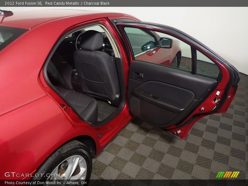 Red Candy Metallic / Charcoal Black 2012 Ford Fusion SE