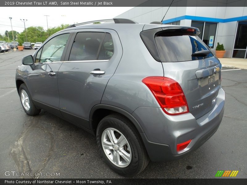 Satin Steel Metallic / Jet Black 2019 Chevrolet Trax LT AWD