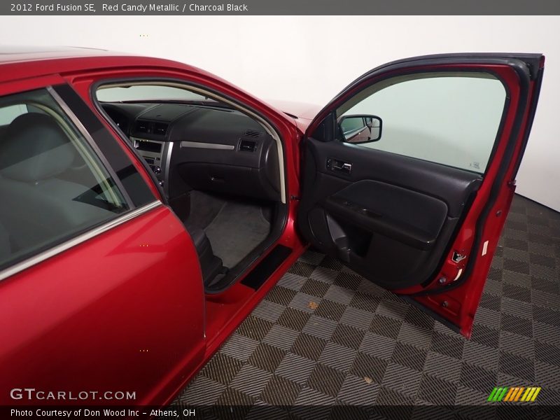 Red Candy Metallic / Charcoal Black 2012 Ford Fusion SE