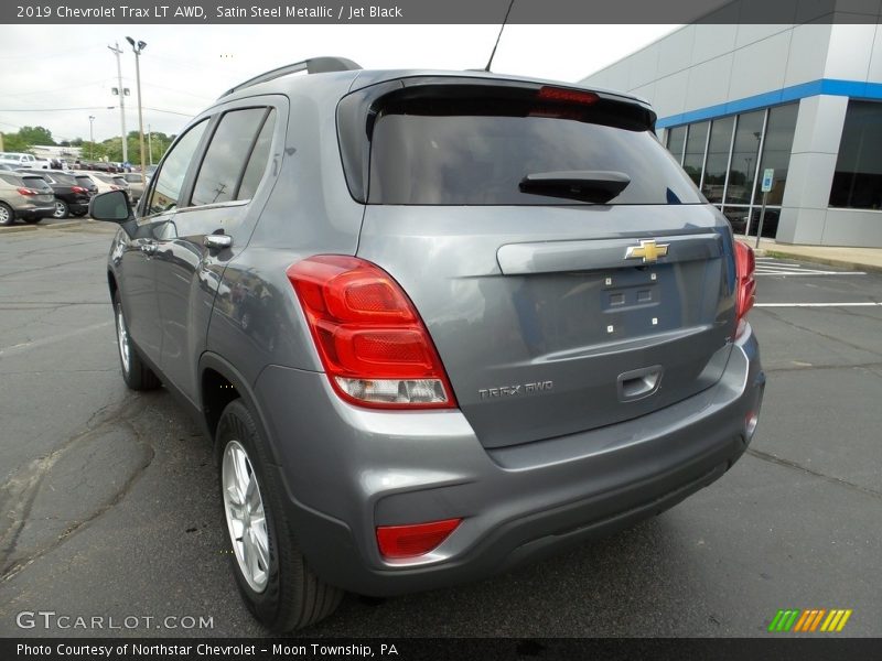 Satin Steel Metallic / Jet Black 2019 Chevrolet Trax LT AWD