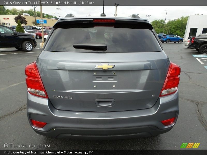 Satin Steel Metallic / Jet Black 2019 Chevrolet Trax LT AWD