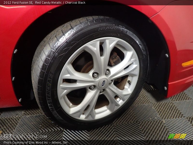 Red Candy Metallic / Charcoal Black 2012 Ford Fusion SE