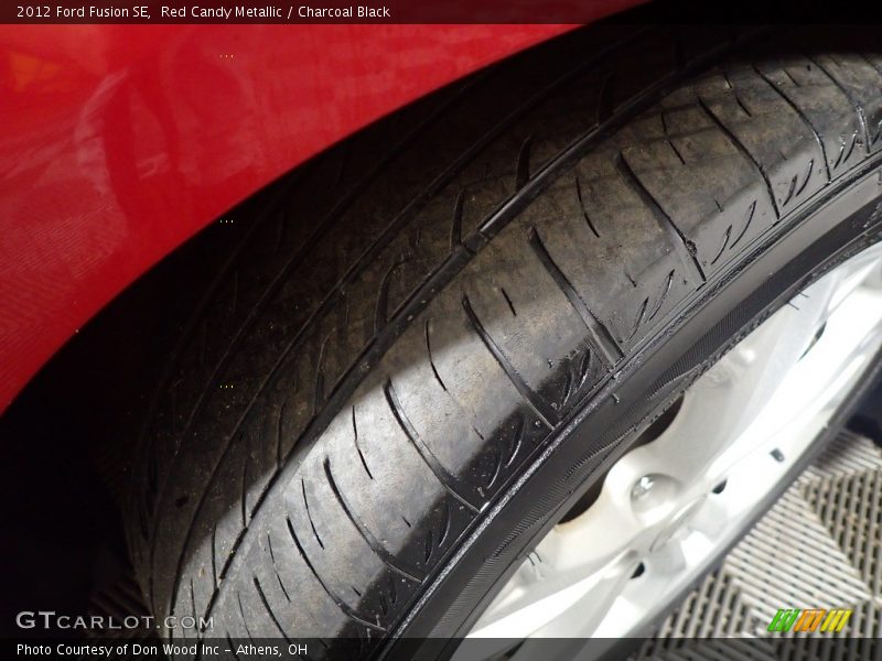 Red Candy Metallic / Charcoal Black 2012 Ford Fusion SE