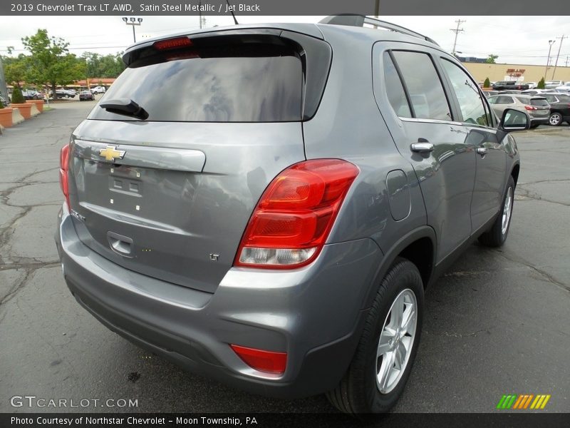 Satin Steel Metallic / Jet Black 2019 Chevrolet Trax LT AWD