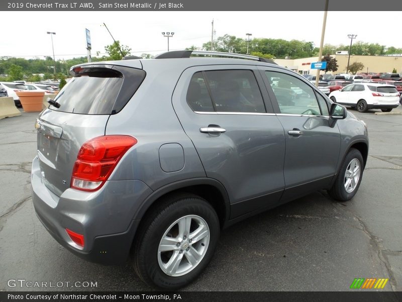 Satin Steel Metallic / Jet Black 2019 Chevrolet Trax LT AWD