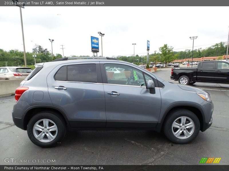 Satin Steel Metallic / Jet Black 2019 Chevrolet Trax LT AWD