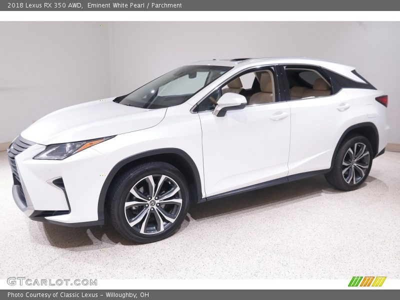 Eminent White Pearl / Parchment 2018 Lexus RX 350 AWD