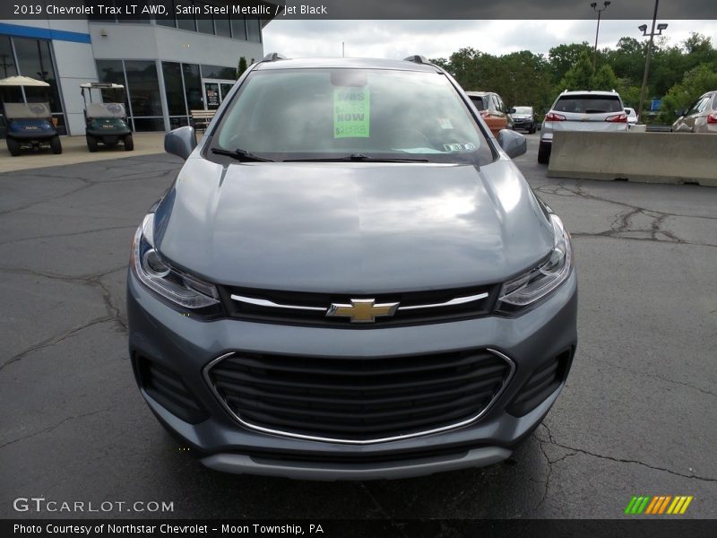 Satin Steel Metallic / Jet Black 2019 Chevrolet Trax LT AWD