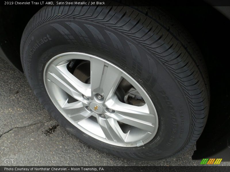 Satin Steel Metallic / Jet Black 2019 Chevrolet Trax LT AWD