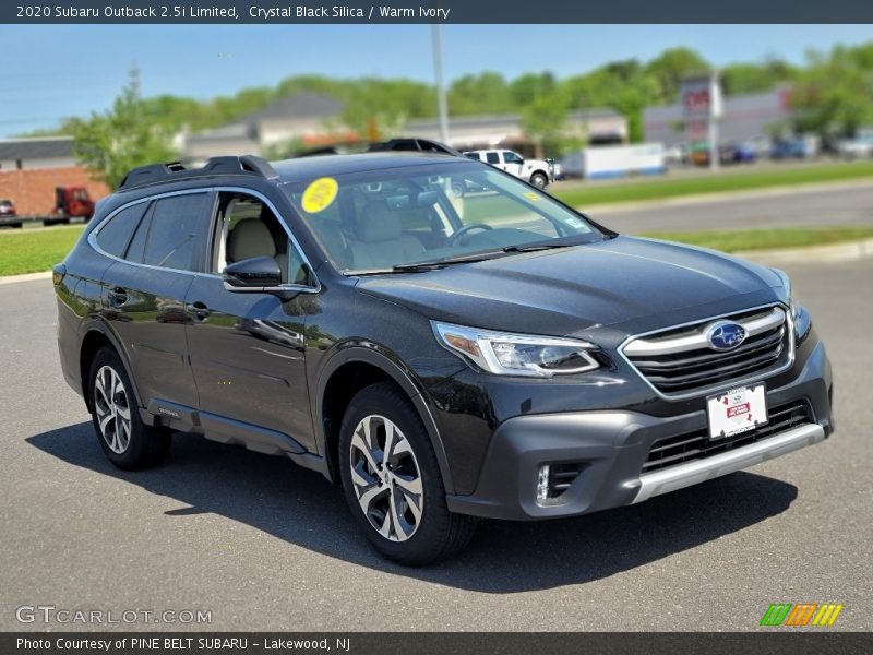 Crystal Black Silica / Warm Ivory 2020 Subaru Outback 2.5i Limited