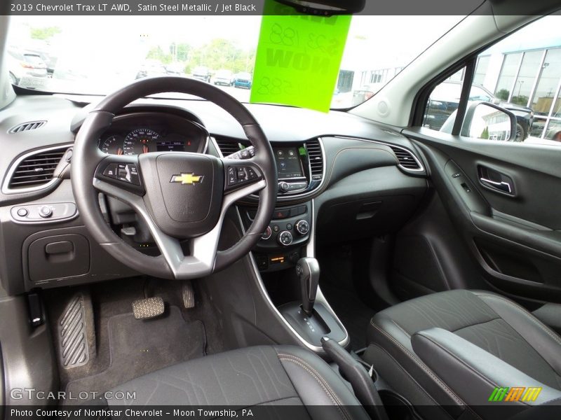 Satin Steel Metallic / Jet Black 2019 Chevrolet Trax LT AWD