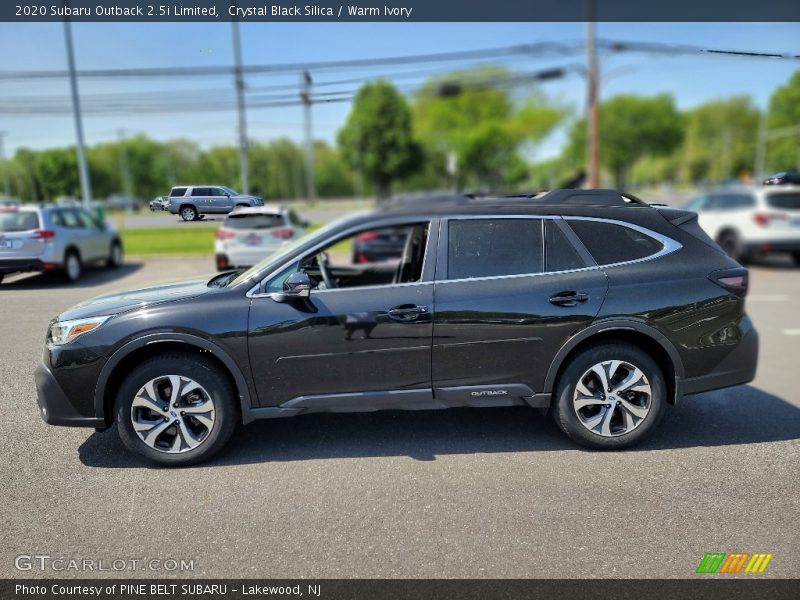 Crystal Black Silica / Warm Ivory 2020 Subaru Outback 2.5i Limited