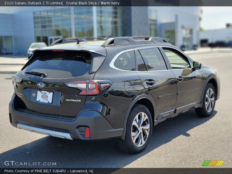 Crystal Black Silica / Warm Ivory 2020 Subaru Outback 2.5i Limited