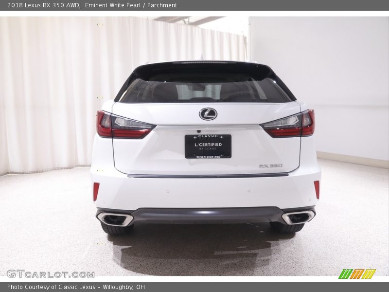 Eminent White Pearl / Parchment 2018 Lexus RX 350 AWD