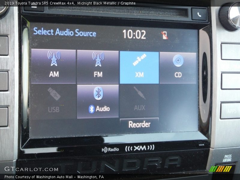 Midnight Black Metallic / Graphite 2019 Toyota Tundra SR5 CrewMax 4x4