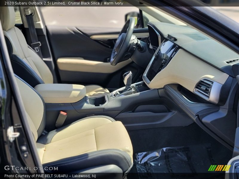 Crystal Black Silica / Warm Ivory 2020 Subaru Outback 2.5i Limited