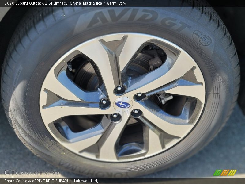 Crystal Black Silica / Warm Ivory 2020 Subaru Outback 2.5i Limited