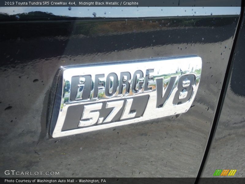 Midnight Black Metallic / Graphite 2019 Toyota Tundra SR5 CrewMax 4x4