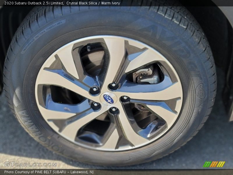 Crystal Black Silica / Warm Ivory 2020 Subaru Outback 2.5i Limited