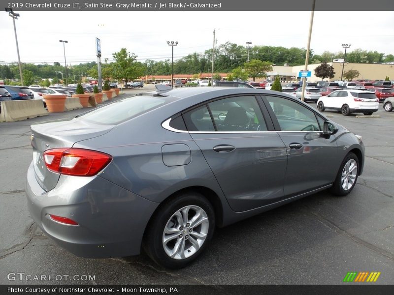 Satin Steel Gray Metallic / Jet Black/­Galvanized 2019 Chevrolet Cruze LT