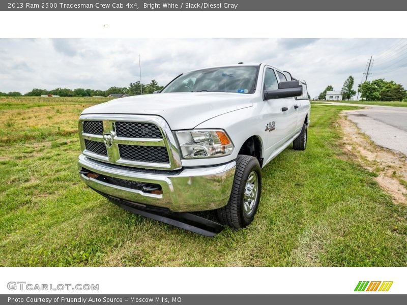 Bright White / Black/Diesel Gray 2013 Ram 2500 Tradesman Crew Cab 4x4