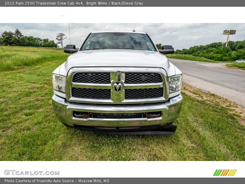 Bright White / Black/Diesel Gray 2013 Ram 2500 Tradesman Crew Cab 4x4