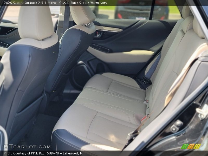 Rear Seat of 2020 Outback 2.5i Limited
