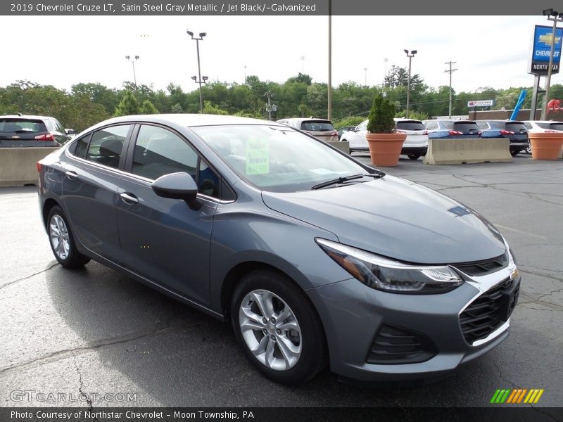 Satin Steel Gray Metallic / Jet Black/­Galvanized 2019 Chevrolet Cruze LT