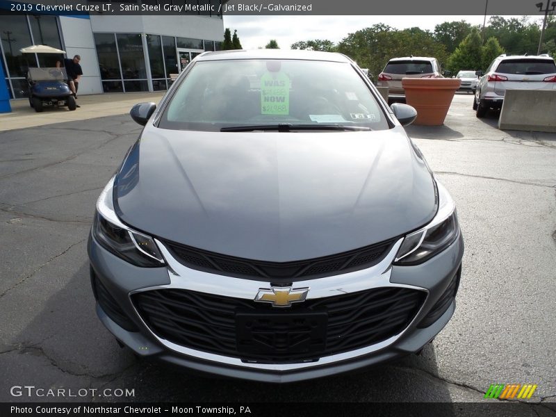 Satin Steel Gray Metallic / Jet Black/­Galvanized 2019 Chevrolet Cruze LT