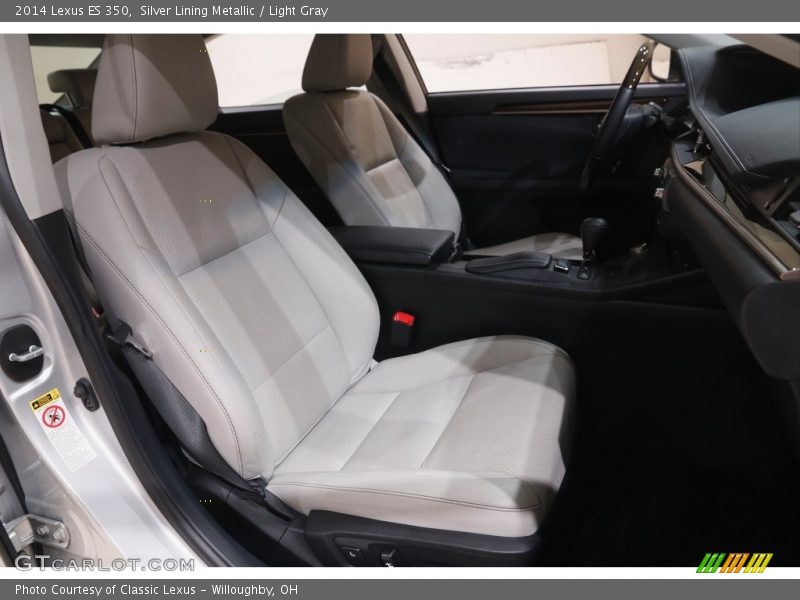 Silver Lining Metallic / Light Gray 2014 Lexus ES 350