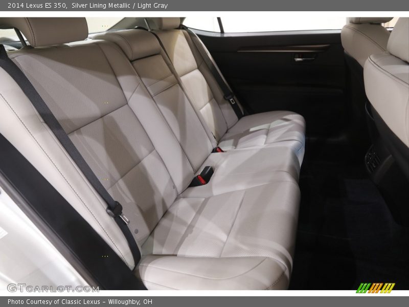 Silver Lining Metallic / Light Gray 2014 Lexus ES 350