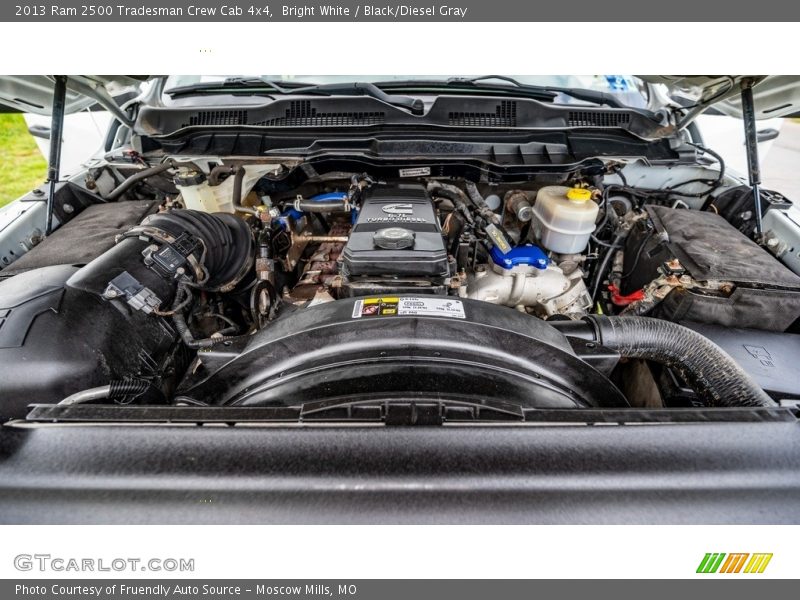 Bright White / Black/Diesel Gray 2013 Ram 2500 Tradesman Crew Cab 4x4
