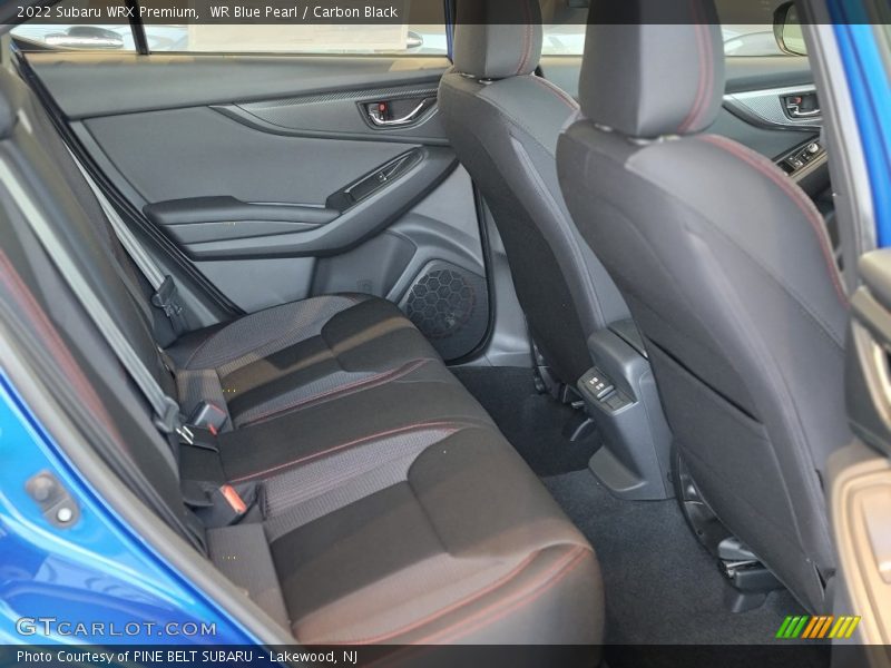 Rear Seat of 2022 WRX Premium