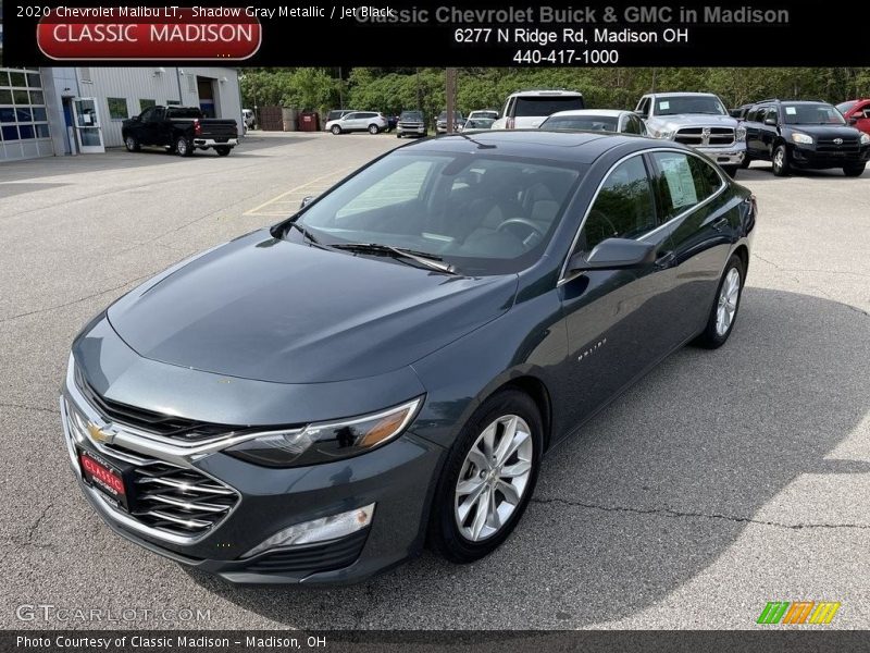 Shadow Gray Metallic / Jet Black 2020 Chevrolet Malibu LT