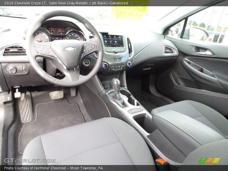 Satin Steel Gray Metallic / Jet Black/­Galvanized 2019 Chevrolet Cruze LT