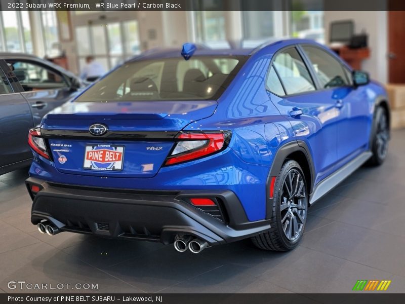 WR Blue Pearl / Carbon Black 2022 Subaru WRX Premium