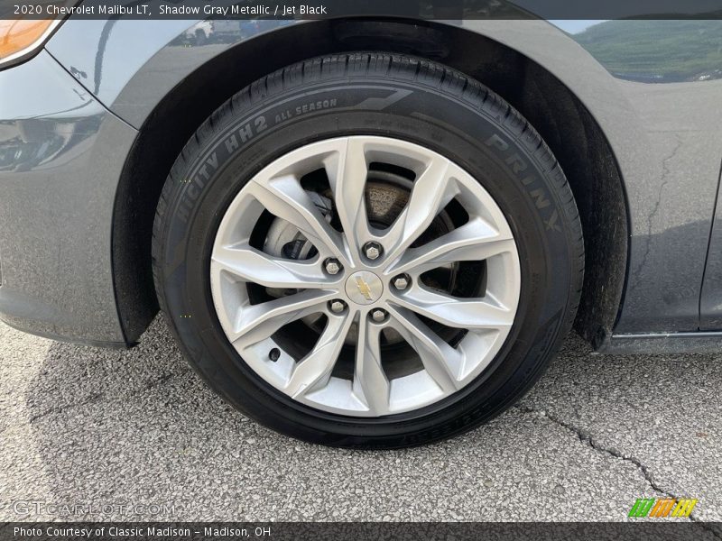 Shadow Gray Metallic / Jet Black 2020 Chevrolet Malibu LT